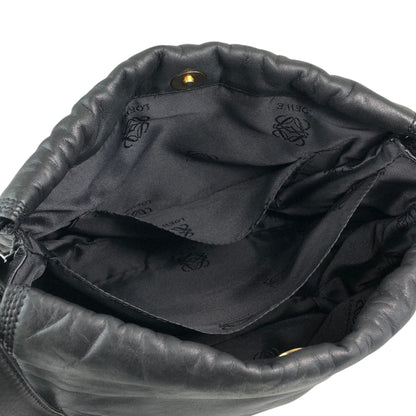 LOEWE Anagram Shoulder bag Black Vintage cdbjnf