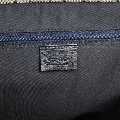 GUCCI Horse Bit Totebag Navy Vintage kftpgd