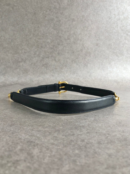 CELINE Belt Navy Vintage s7vnci