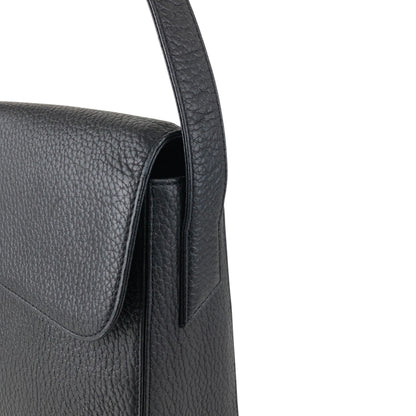 Yves Saint Laurent Logo Shoulder bag Black Vintage rpj32s