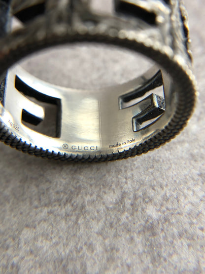 GUCCI SILVER925 Ring Silver Vintage t7bxs8