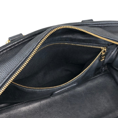 LOEWE Amazona28 Anagram Handbag Boston bag Black Vintage n43dbr