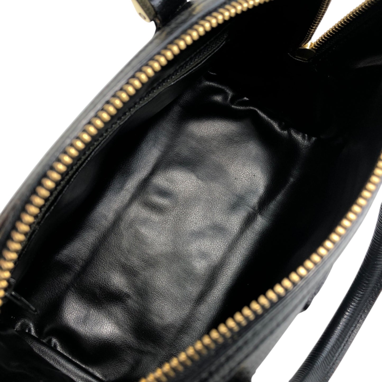 CELINE Blason Two-way Boston bag Shoulder bag Black Vintage cju3i5