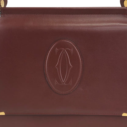 Cartier Flap Shoulder bag Bordeaux Vintage cnjkhe