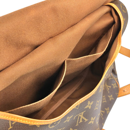 LOUIS VUITTON Monogram 單肩包 棕色 復古 fya5dp