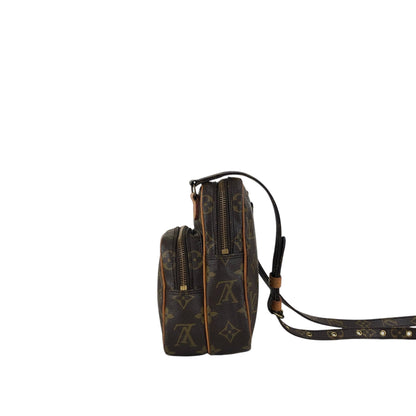 LOUIS VUITTON Monogram Shoulder bag Brown Vintage zvucr2