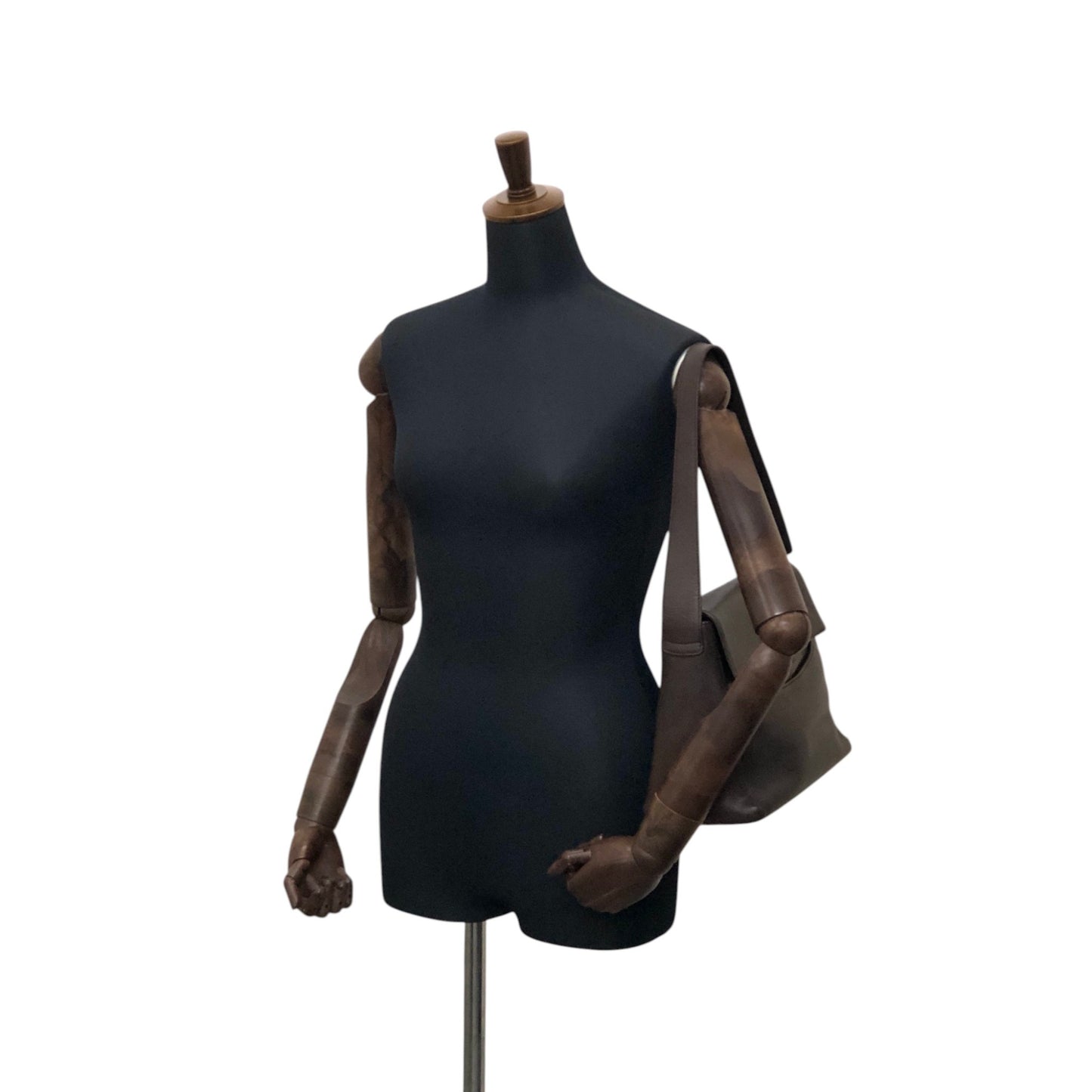 LOEWE Logo Shoulder bag Dark Brown Vintage siikib