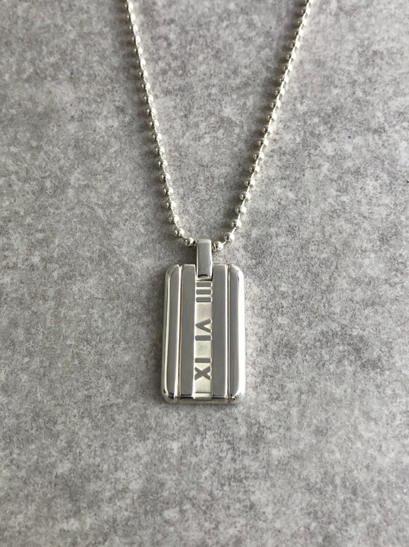 Tiffany & Co. SILVER925 Necklace Silver Vintage eejfjj