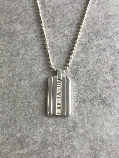 Tiffany & Co. SILVER925 Necklace Silver Vintage eejfjj