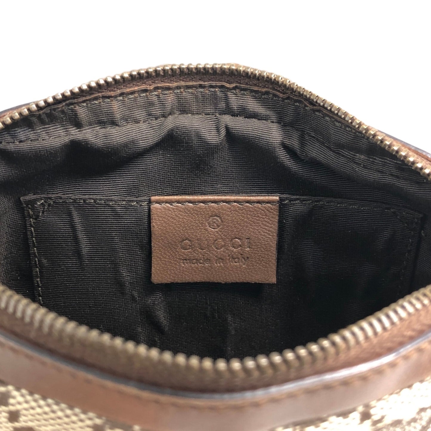 GUCCI GG Canvas Shoulder bag Brown Vintage 2hrrun