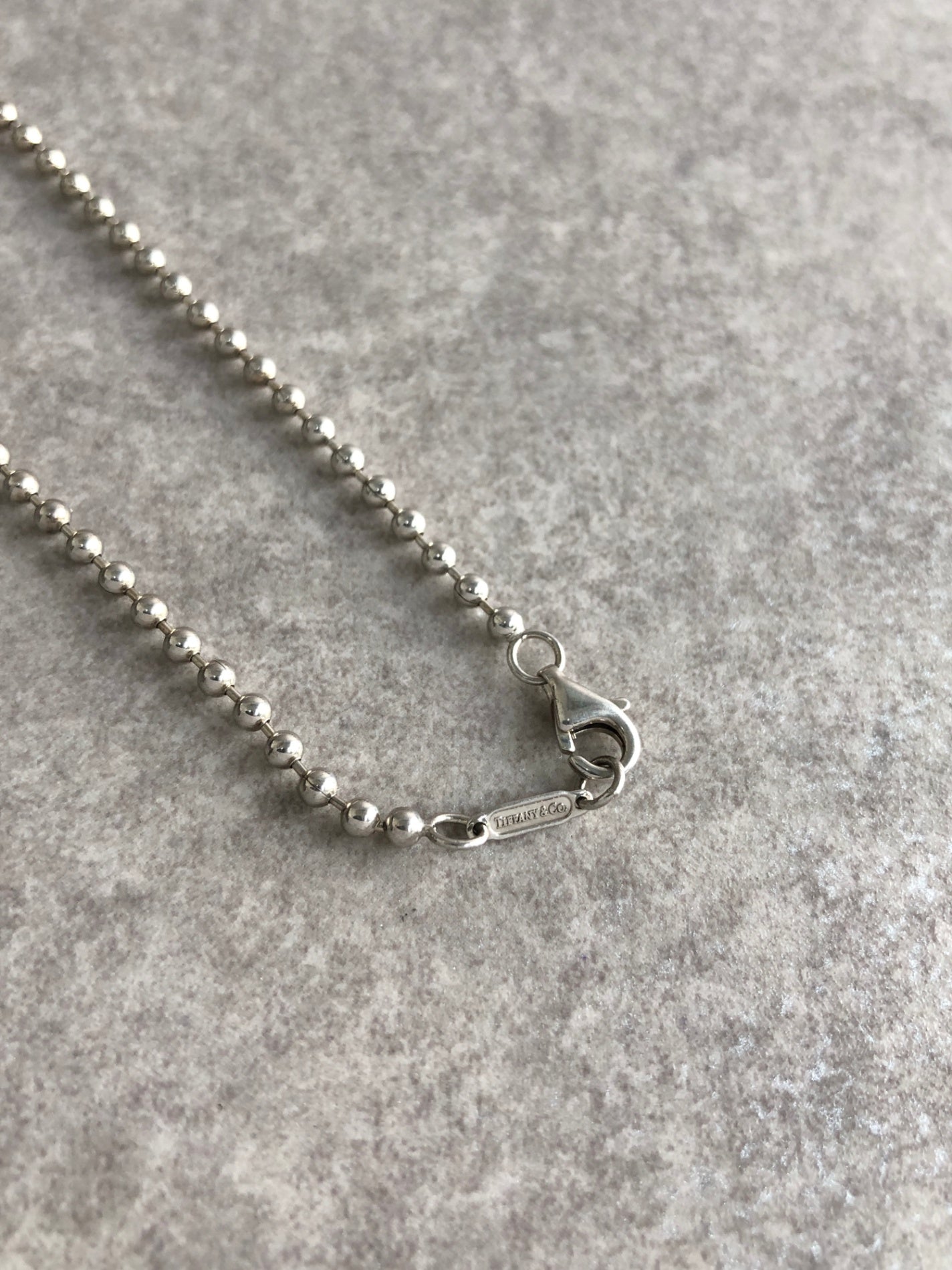 Tiffany & Co. SILVER925 Necklace Silver Vintage zccs5h