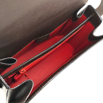 CELINE Gancini Handbag Brown Vintage jnvpdi