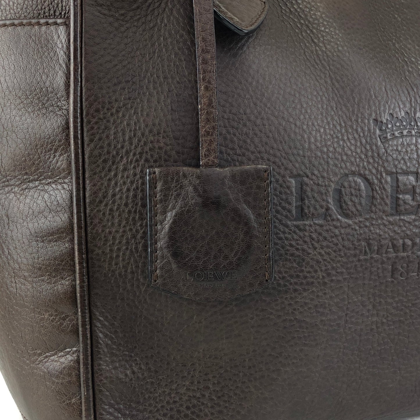LOEWE Logo Totebag Brown Vintage ewpmv3