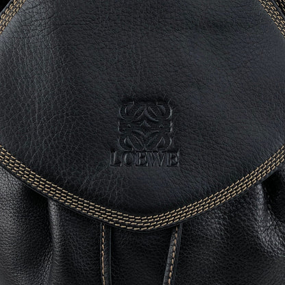 LOEWE Anagram Backpack Black Vintage 53w2pp