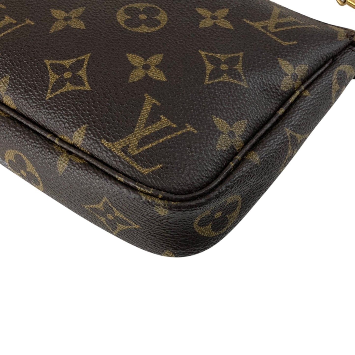 LOUIS VUITTON Monogram Shoulder bag Brown M51980 Vintage z7gkhx