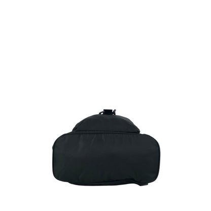 PRADA Tessuto Triangle Logo Backpack Black Vintage 2jwvfk