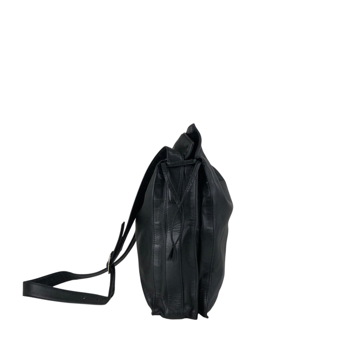 LOEWE Anagram Drawstring Shoulder bag Black Vintage zbxjy7