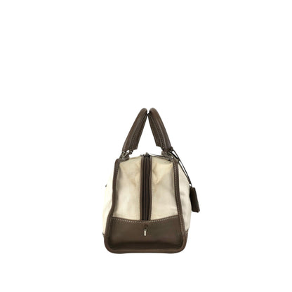 LOEWE Amazona Anagram Handbag Beige Vintage srrkp4