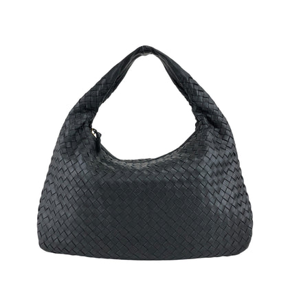 Bottega Veneta Intrecciato Shoulder bag Hobobag Black Vintage 8utm5a
