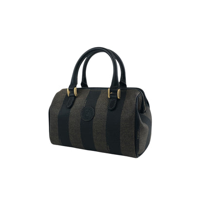 FENDI Pecan Two-way Small Boston bag Shoulder bag Black Vintage p73ycs