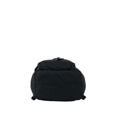 PRADA Tessuto Triangle Logo Front Buckle Backpack Black Vintage 8gfpuf