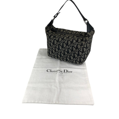 Christian Dior Trotter Small Handbag Vanity bag Black Vintage zxykbr
