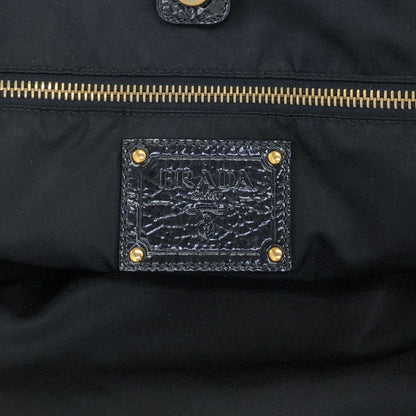 PRADA Logo Totebag Black Vintage 3h573h