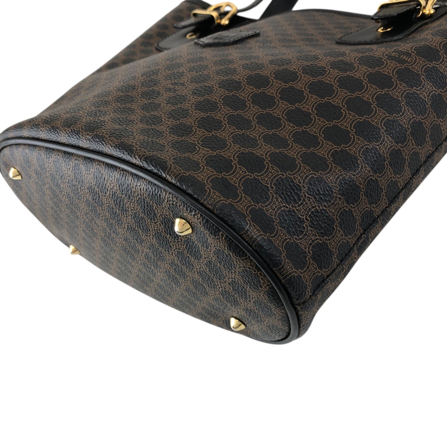 CELINE Macadam Blason Totebag Black Vintage cay5vs