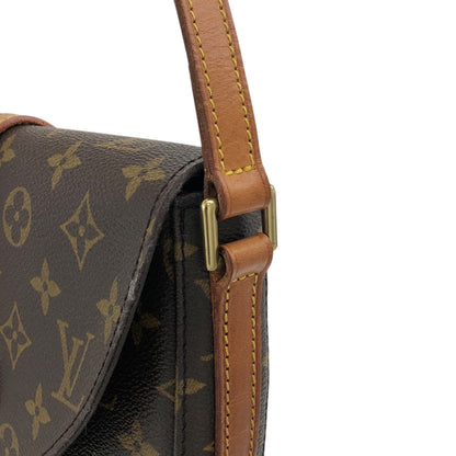 LOUIS VUITTON Monogram Shoulder bag Brown Vintage vdwefs