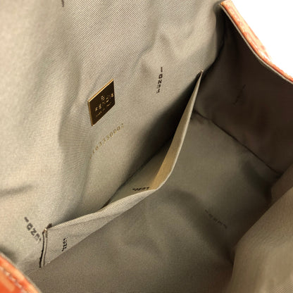 FENDI Zucchino Handbag Orange Vintage snr2vs