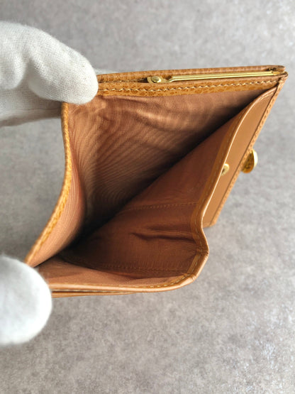 Christian Dior CD Logo Folded Wallet Brown Vintage 2yipm5