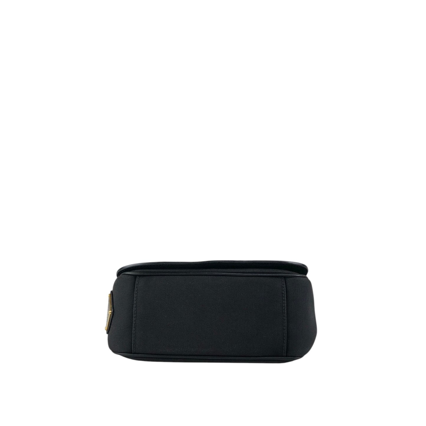 PRADA Logo Shoulder bag Black Vintage 4w22ct