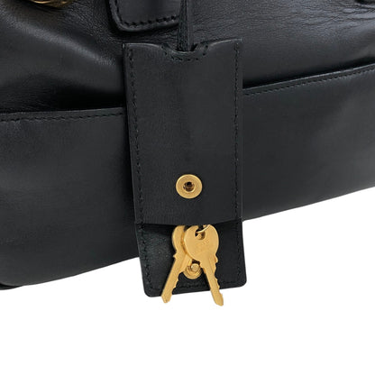 Yves Saint Laurent Two-way Handbag Shoulder bag Black Vintage 5fmarg