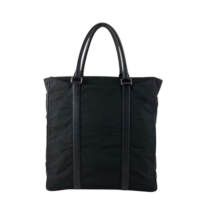 PRADA Triangle Logo Totebag Black Vintage syxbuh