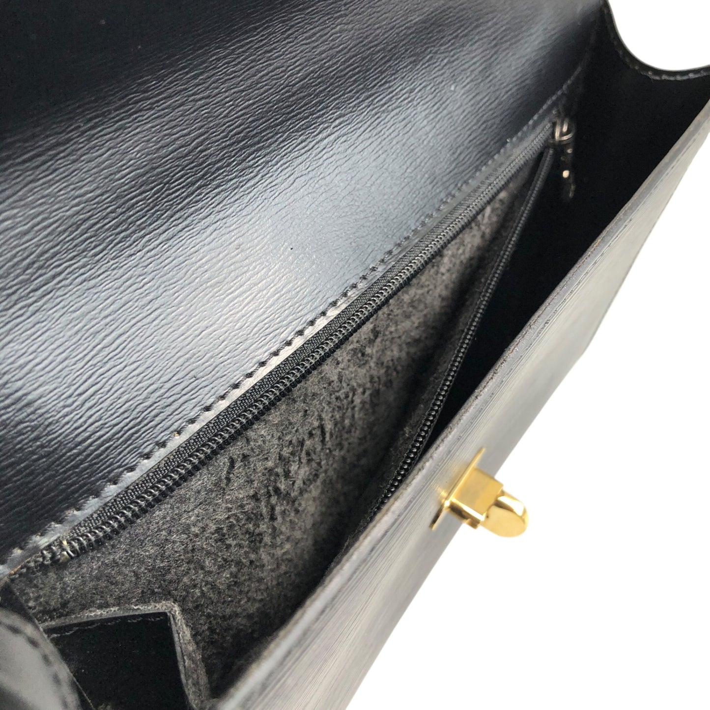 LOUIS VUITTON Epi Shoulder bag Black Vintage n8324t