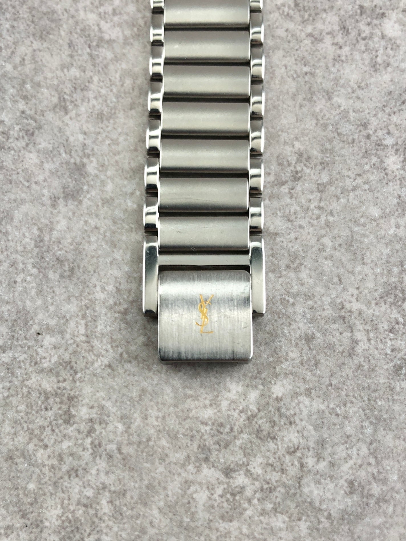Yves Saint Laurent Watch Silver×Gold 5421-H04724Y Vintage srrc88