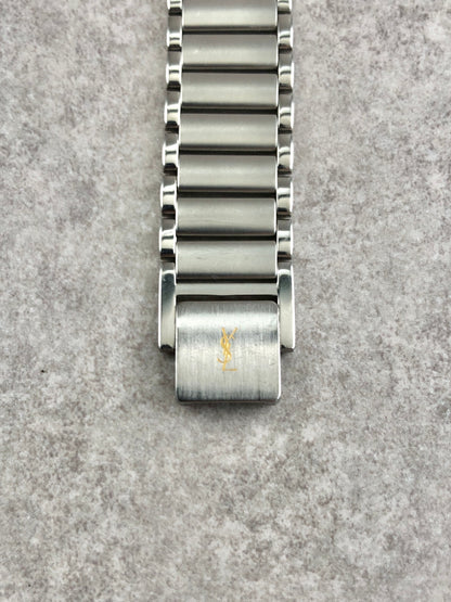 Yves Saint Laurent Watch Silver×Gold 5421-H04724Y Vintage srrc88