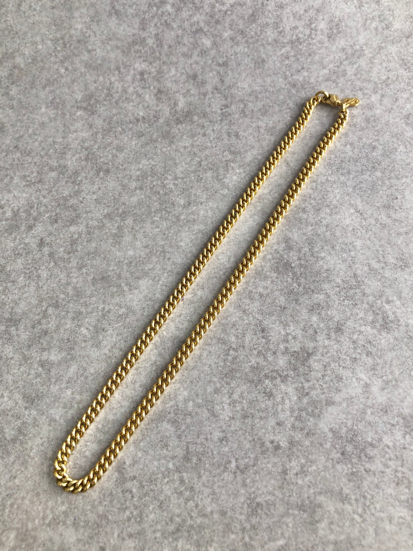 Christian Dior Necklace Gold Vintage 4acwta