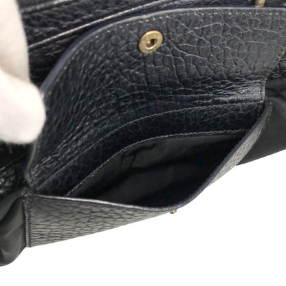PRADA Triangle Logo Front Pocket Totebag Black Vintage 8vzd5r