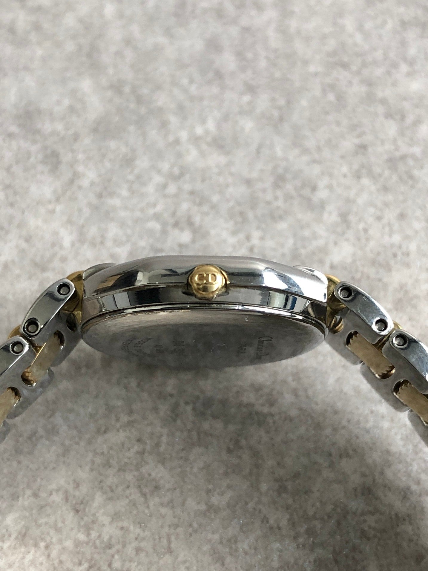 Christian Dior Watch Silver×Gold Vintage vpvxy4