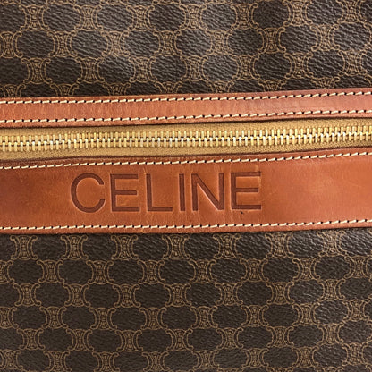 CELINE Macadam Shoulder bag Brown Vintage b3y87k