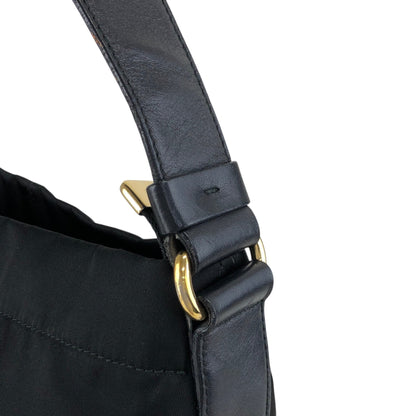 Salvatore Ferragamo Ribbon Shoulder bag Black Vintage n4v8km