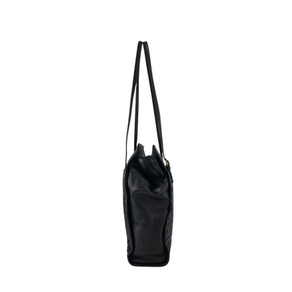 Bottega Veneta Intrecciato Handbag Shoulder bag Black Vintage egp857
