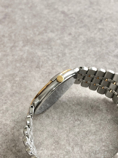 Yves Saint Laurent Watch Silver×Gold 107814 Vintage jzg86r