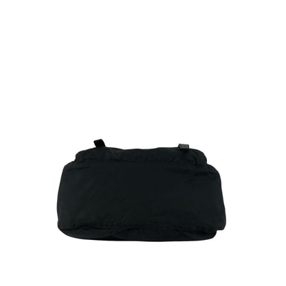 PRADA Tessuto Triangle Logo Shoulder bag Black Vintage xkated