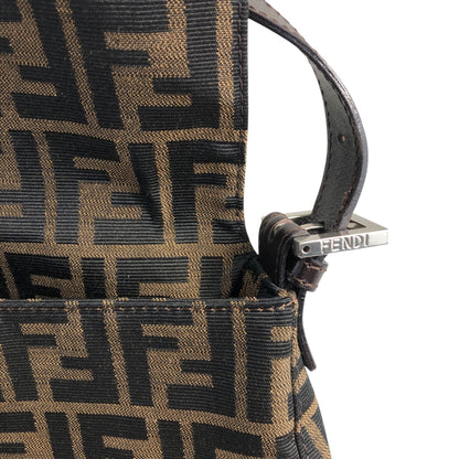 FENDI Zucca Shoulder bag Brown Vintage uipu4g