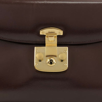 GUCCI Shoulder bag Brown Vintage imbphx