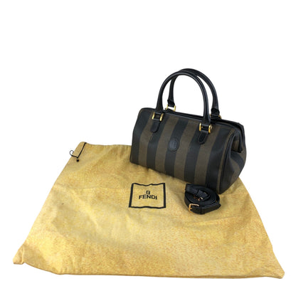 FENDI Pecan Two-way Small Boston bag Shoulder bag Brown Vintage fw8ie6