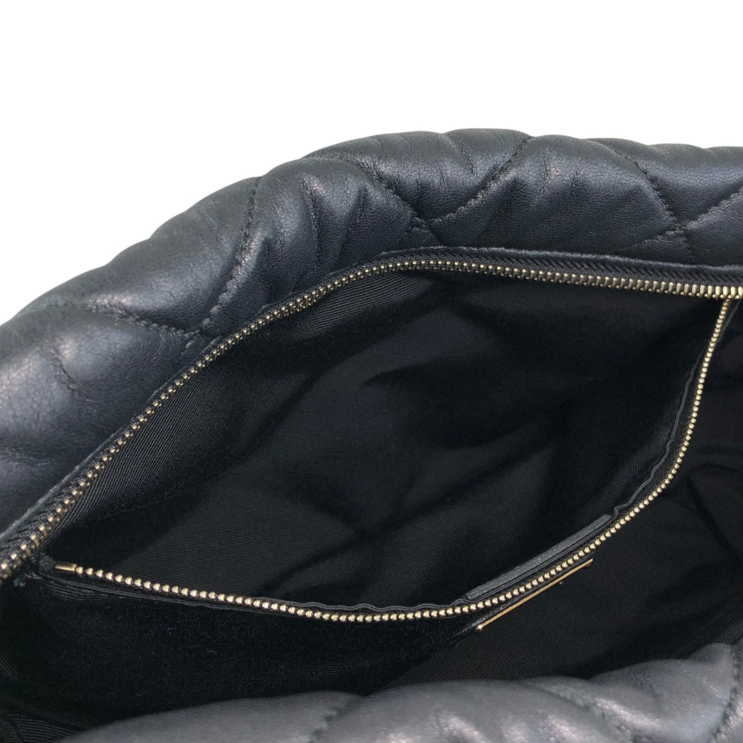 Salvatore Ferragamo Vala Ribbon Chain Shoulder bag Black Vintage ujjjt4