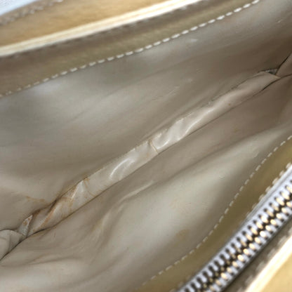 CELINE Circle Logo Shoulder bag White Vintage vxg2uf
